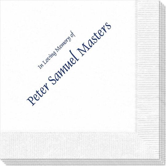 Memorial Napkins