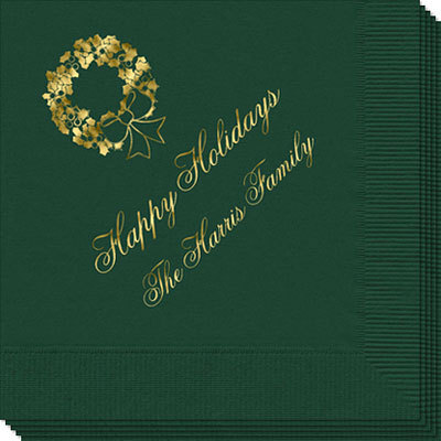 Traditional Wreath Napkins