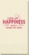 Love and Happiness Scroll Guest Towels Image 1 of 2
