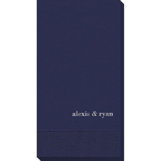 Always Flaunt Your Names Guest Towels