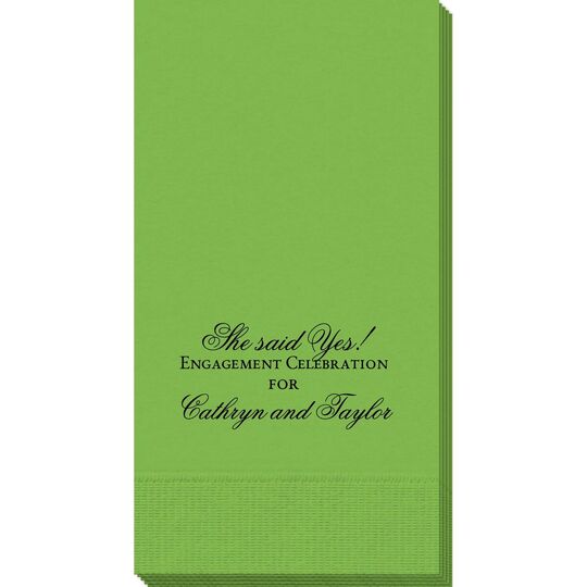 Basic Text of Your Choice Guest Towels