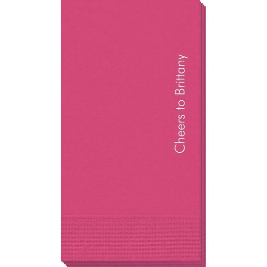 Basic Text of Your Choice Guest Towels