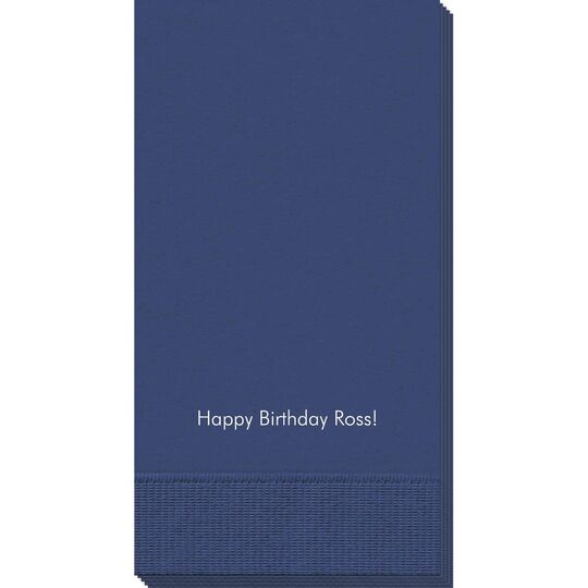 Any Text You Want Guest Towels