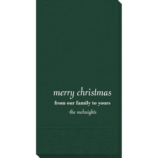 Any Text You Want Guest Towels