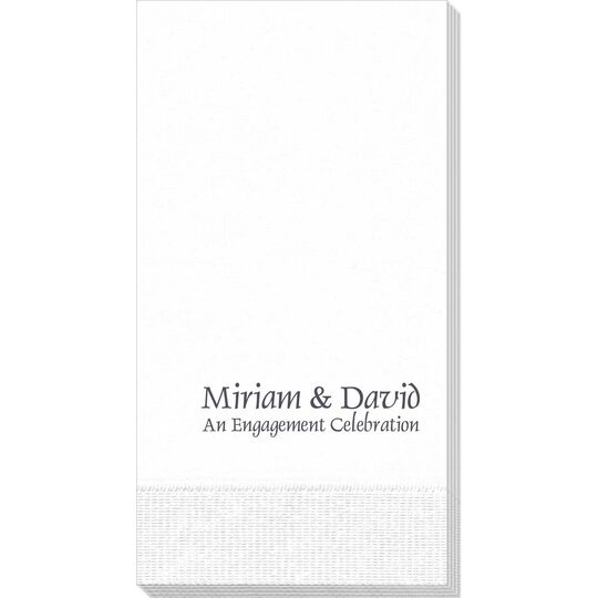 Any Text You Want Guest Towels