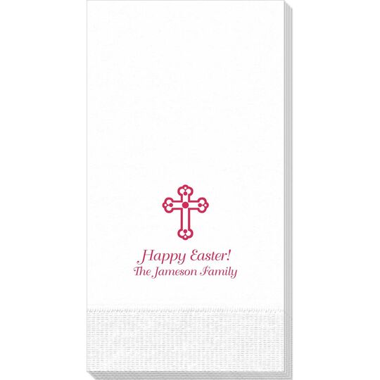 Ornate Cross Guest Towels