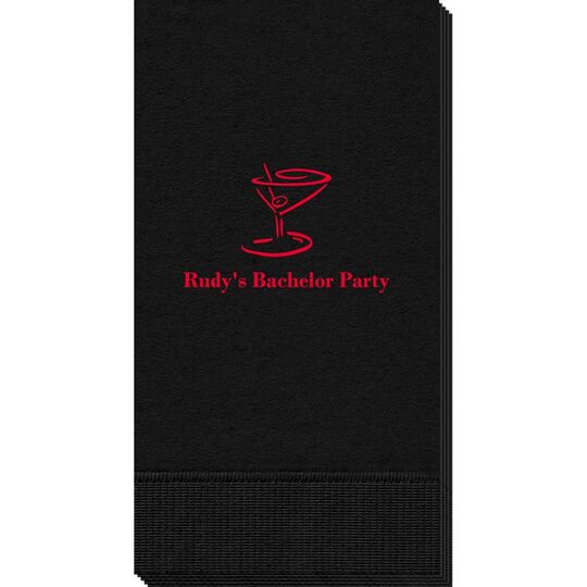 Classic Martini Guest Towels