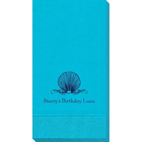 Graceful Seashell Guest Towels