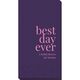 Best Day Ever Big Word Guest Towels Image 3 of 5
