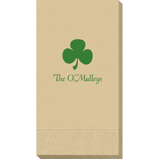 Three Leaf Shamrock Guest Towels