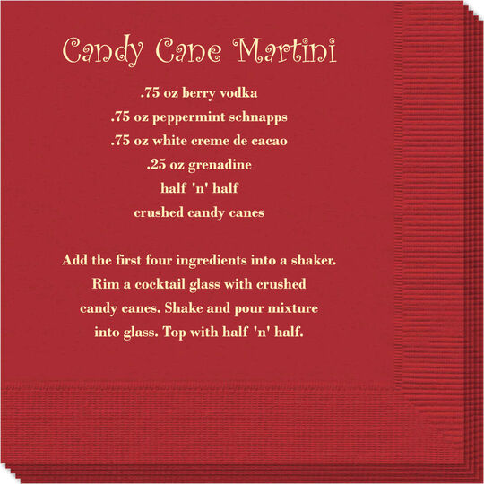 A Lot of Text Napkins