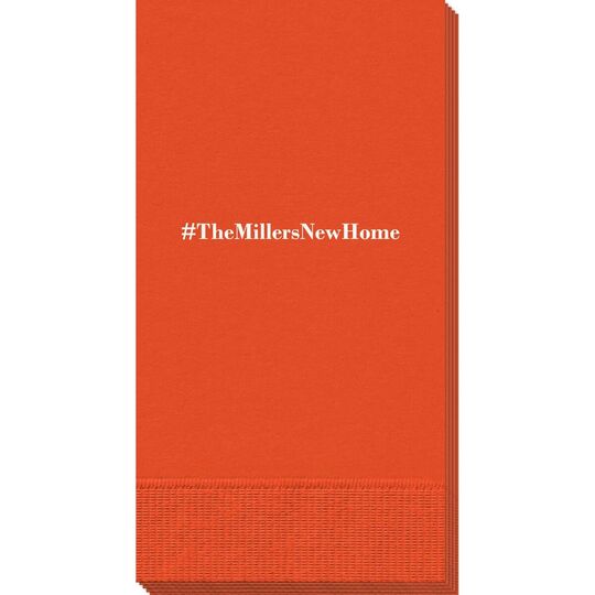 Create Your Hashtag Guest Towels