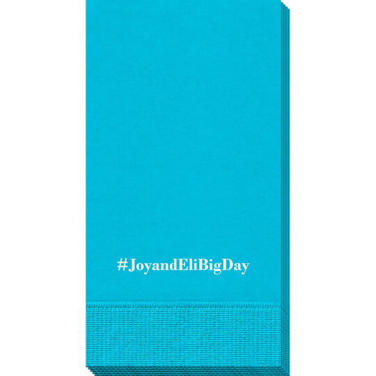 Create Your Hashtag Guest Towels
