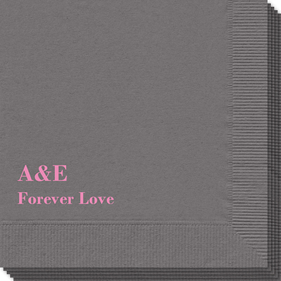 Your Choice of Text Napkins