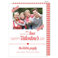 Washi Tape Valentine Photo Cards