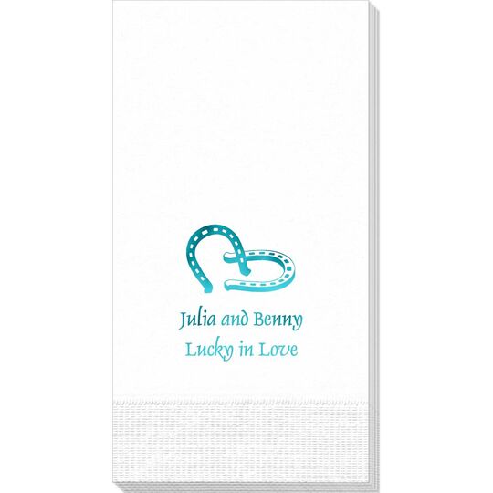 Horse Shoes Guest Towels