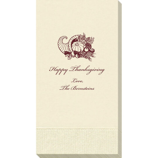 Thanksgiving Horn Guest Towels