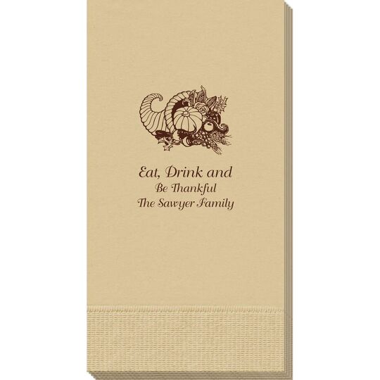 Thanksgiving Horn Guest Towels