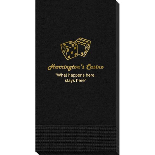 Roll the Dice Guest Towels