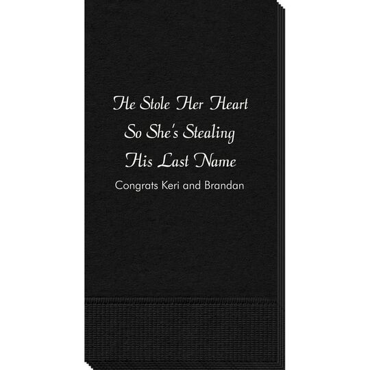 Any Imprint Wanted Guest Towels