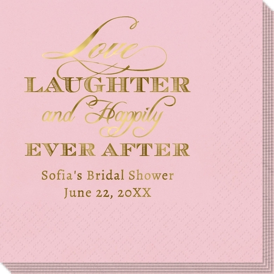 Love Laughter Ever After Napkins