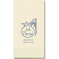 Just Married Iron Guild Guest Towels