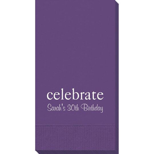 Big Word Celebrate Guest Towels