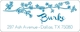 Spring Branch Rectangle Address Labels in a Jar Image 2 of 2