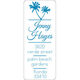 Palm Tree Vertical Address Labels in a Jar Image 2 of 2