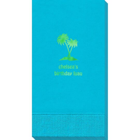 Palm Trees Guest Towels