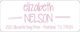 Elizabeth Rectangle Address Labels in a Jar Image 3 of 3