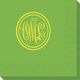 Double Circle Monogram Napkins Image 5 of 5