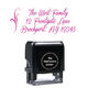 West Rectangular Address Self-Inking Stamp Image 1 of 3
