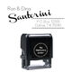 Santorini Rectangular Address Self-Inking Stamp Image 1 of 3