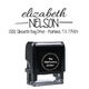Nelson Rectangle Address Self-Inking Stamp Image 1 of 3