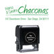 Stylized Name Rectangular Address Self-Inking Stamp Image 1 of 3