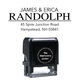 Randolph Rectangular Address Self-Inking Stamp Image 1 of 3