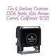 Carmel Rectangular Address Self-Inking Stamp Image 1 of 3