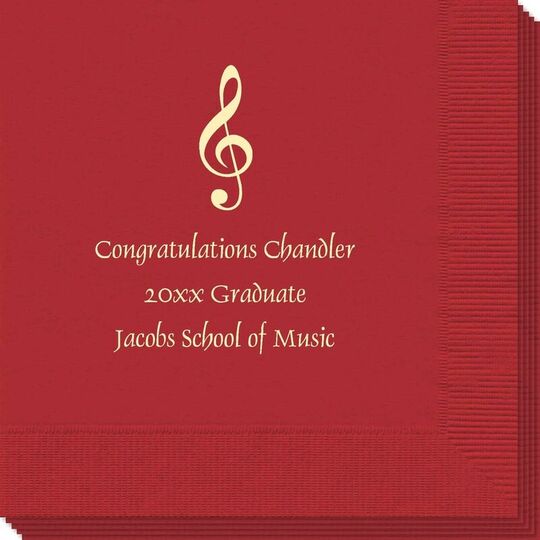 Treble Clef Napkins