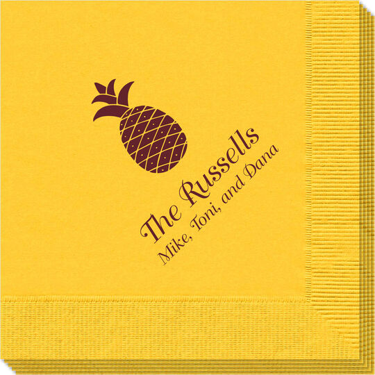 Hawaiian Pineapple Napkins