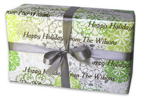 Holiday Doilies Personalized Gift Wrap