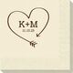 Heart Made of Arrow Napkins Image 1 of 2