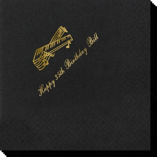 Musical Keyboard Napkins