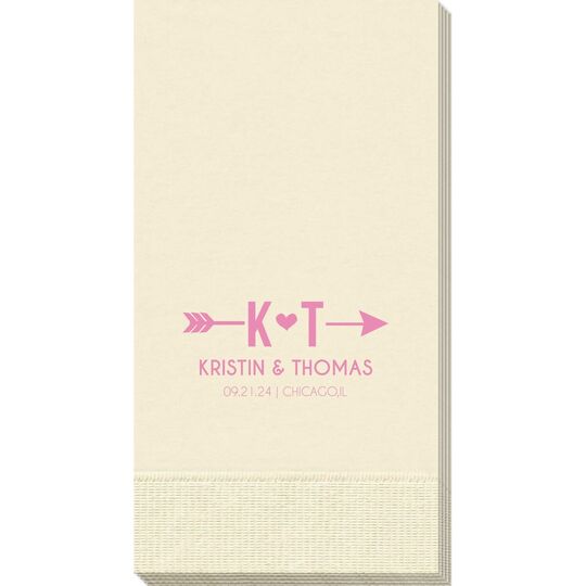 Cupid's Arrow Guest Towels