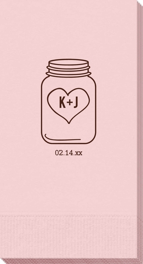 Mason Jar Guest Towels