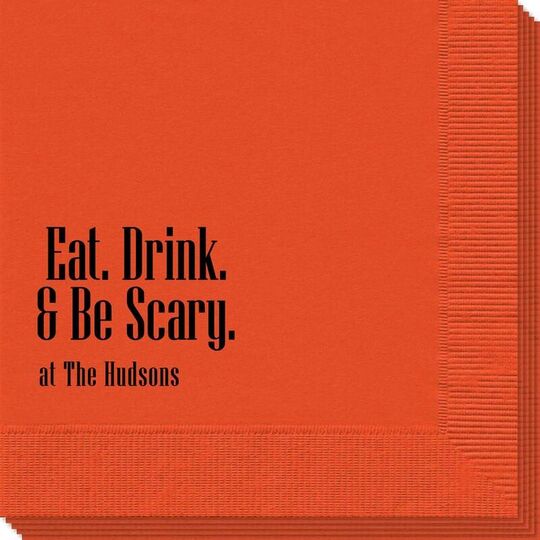 Eat Drink & Be Scary Napkins