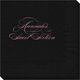 Romantic Script Napkins Image 2 of 2