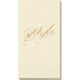 Romantic Script Guest Towels Image 1 of 2