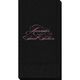 Romantic Script Guest Towels Image 2 of 2