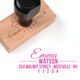 Emma Wood Handle Rubber Stamp Image 1 of 2